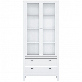 Картинка Ева шкаф-витрина REG2W2S интернет-магазин мебели FreeTime