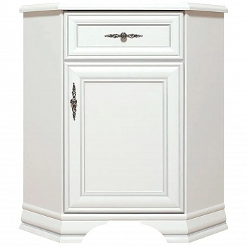 Картинка Кентаки тумба правая KOMN1D1S/P (Белый) интернет-магазин мебели FreeTime