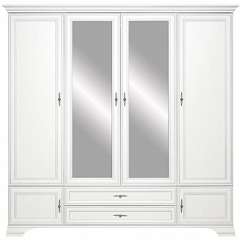 Картинка Кентаки шкаф с зеркалом SZF6D2S (Белый) интернет-магазин мебели FreeTime
