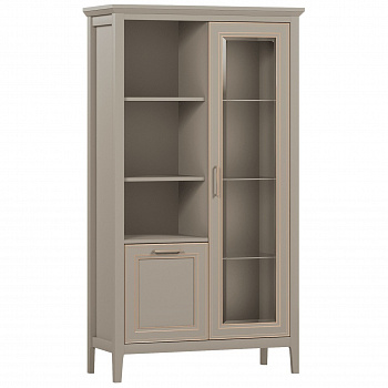 Картинка Классик шкаф-витрина REG1W1D интернет-магазин мебели FreeTime