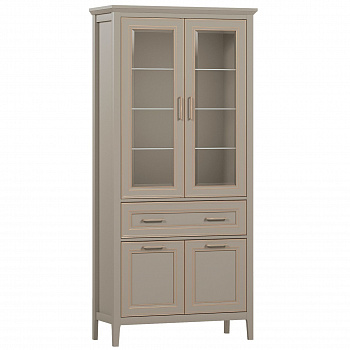 Картинка Классик шкаф-витрина REG2W2D1S интернет-магазин мебели FreeTime