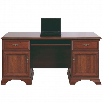 Картинка Кентаки стол письменный BIU2D2S (Каштан) интернет-магазин мебели FreeTime