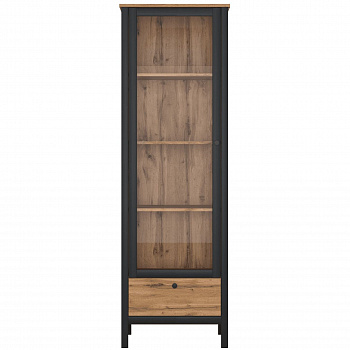 Картинка Лофт шкаф-витрина REG1W1S интернет-магазин мебели FreeTime