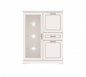 Картинка Флоренция тумба с витриной KOM1W2D1S с подсветкой интернет-магазин мебели FreeTime