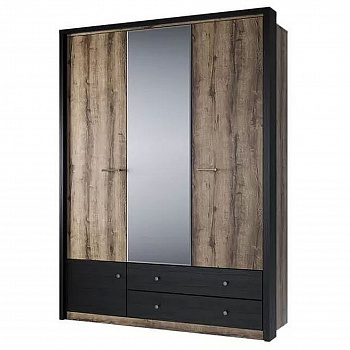 Картинка Джагер Шкаф с зеркалом 3DG2S Z интернет-магазин мебели FreeTime