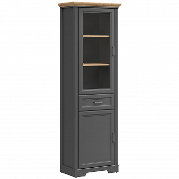 Картинка Жасмин шкаф-витрина REG1W1D1S интернет-магазин мебели FreeTime