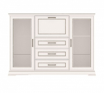 Картинка Флоренция тумба с витриной KOM2W3S1B интернет-магазин мебели FreeTime