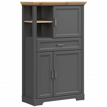 Картинка Жасмин шкаф-витрина REG3D1S интернет-магазин мебели FreeTime