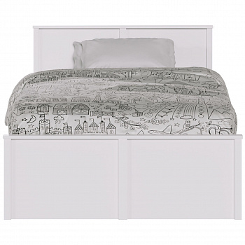 Картинка Ева кровать LOZ120*200 интернет-магазин мебели FreeTime