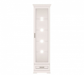 Картинка Флоренция шкаф-витрина REG1W1SZK с подсветкой интернет-магазин мебели FreeTime