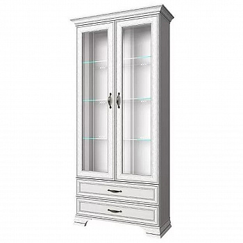 Картинка Тиффани Шкаф с витриной 2V2S интернет-магазин мебели FreeTime