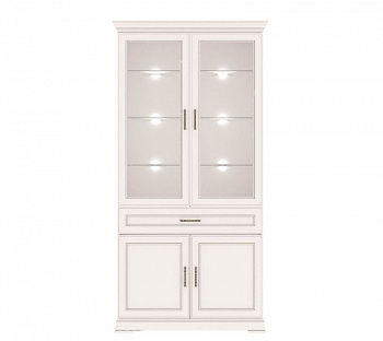 Картинка Флоренция шкаф-витрина REG2W2D1S с подсветкой интернет-магазин мебели FreeTime