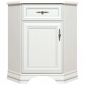 Картинка Кентаки тумба левая KOMN1D1S/L (Белый) интернет-магазин мебели FreeTime