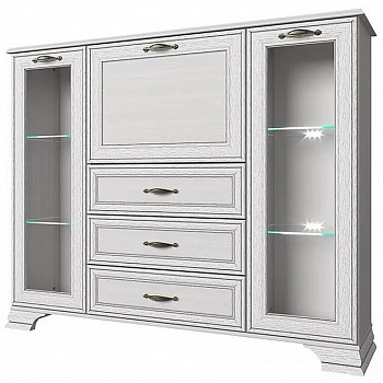 Картинка Тиффани Тумба  с витриной 2V1D3S интернет-магазин мебели FreeTime