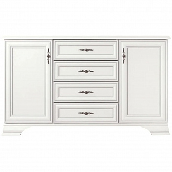 Картинка Кентаки тумба S320-KOM2D4S (Белый) интернет-магазин мебели FreeTime