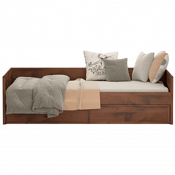 Картинка Индиана кровать JLOZ1S 90 (Дуб саттер) интернет-магазин мебели FreeTime